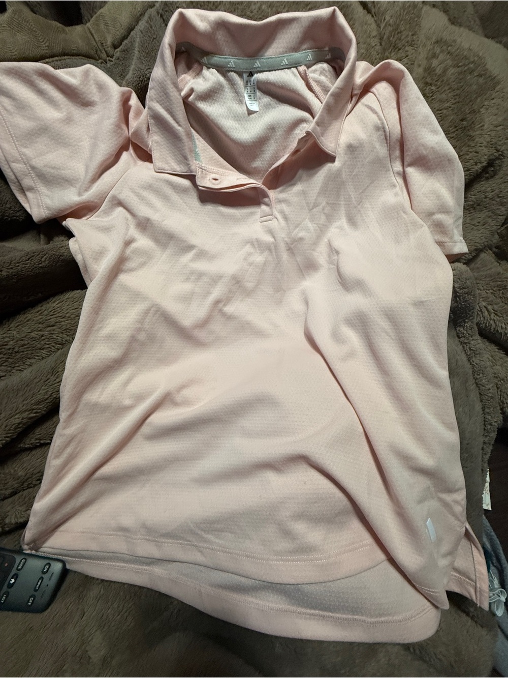 adidas Women's Pale Pink Polo Jersey